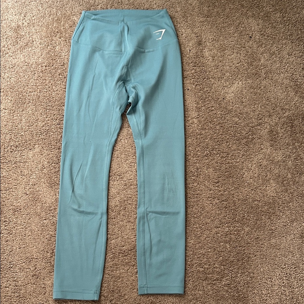 Gymshark 7/8 Light Blue Leggings Size XS